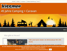 Tablet Screenshot of caravan-kissmer.de